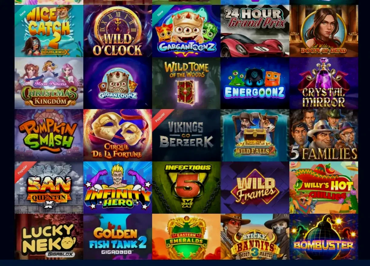 Playjonny Casino Spielauswahl